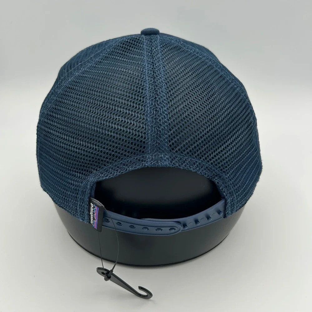 Patagonia Trucker Hat Fitz Roy Far Out Interstate Womens‎ OS Stone Blue Outdoors